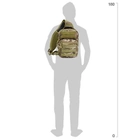 Тактическая сумка-рюкзак Brandit-Wea US Cooper Sling Medium (8036-161-OS) Tactical camo (4051773082478) - изображение 3