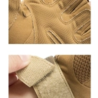 Тактичні рукавиці Jungle Storm (півпальці) L, коричневі - зображення 3