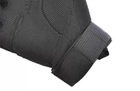 Безпальні тактичні рукавички Тактичні рукавички без пальців Розмір L Чорний - зображення 7
