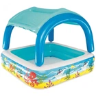 Бассейн детский надувной Bestway С крышей 140x140x114см (52192)