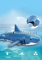 Радиоуправляемая игрушка Акула USB RC пульт на батареях "Shark" модель Z102 (Синий)