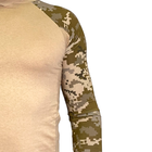 Рашгард тактичний UFB Clothing пісок / піксель MM14 XL (56 розмір) - изображение 2