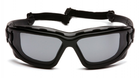 Баллистические очки защитные с уплотнителем Pyramex i-Force XL (Anti-Fog) (gray) серые - зображення 2