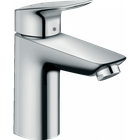 Cмеситель для умывальника однорычажный HANSGROHE Logis хром латунь с донным клапаном 71105000