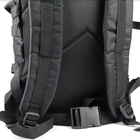Рюкзак тактический 40 литров объем, мужской военный рюкзак 40л, водоотталкивающий оксфорд Черный - изображение 5