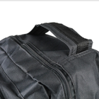 Рюкзак тактический 40 литров объем, мужской военный рюкзак 40л, водоотталкивающий оксфорд Черный - изображение 9