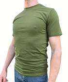 Футболка Олива ЗСУ літня військова футболка чоловіча все тактична футболка військовослужбовців НАБІР 2 ШТ. Розмір L (50) - зображення 3