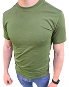 Футболка Олива ЗСУ літня військова футболка чоловіча все тактична футболка військовослужбовців НАБІР 2 ШТ. Розмір L (50) - зображення 4