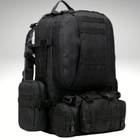 Рюкзак тактичний Ranger 50 літрів чорний - зображення 1