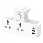 Сетевой фильтр LDNIO SC2311 Разветвитель на 2 розетки 2 USB 3A + Type C Белый