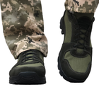 Тактические летние кроссовки ЗСУ олива, военная обувь размер 39 - изображение 1