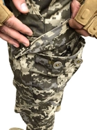 Штаны пиксель зсу Комбат Combat размер 54 рост 173-179, тактические брюки пиксель ММ14 - изображение 9