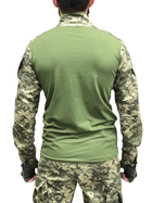 Камуфляжный костюм ЗСУ пиксель : рубашка убакс Ubacs и штаны Комбат Combat размер 54 рост 173-179 - изображение 3