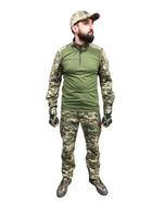 Камуфляжный костюм ЗСУ пиксель : рубашка убакс Ubacs и штаны Комбат Combat размер 54 рост 173-179 - изображение 5