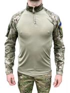 Тактична бойова сорочка Убакс мультикам камуфляж Ubacs армійська сорочка для військових розмір М - зображення 2