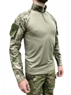 Тактическая боевая рубашка Убакс мультикам камуфляж Ubacs армейская рубашка для военных размер L - изображение 4