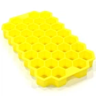 Силиконовая форма для льда CUMENSS Соты Yellow емкость для хранения