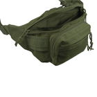 Тактична військова сумка на камуфінгу військово -морській передачі Kangoo 3 l оливкова оливкова - зображення 11