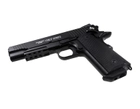 Пневматичний пістолет Umarex Colt M45 CQBP Black Blowback - зображення 4