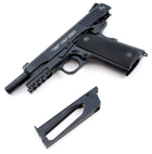 Пневматичний пістолет Umarex Colt M45 CQBP Black Blowback - зображення 6
