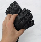 Тактичні рукавички без пальців Рукавички тактичні безпалі Розмір L Чорний (1234) - зображення 4