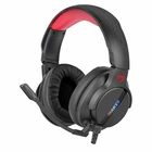 Навушники Marvo Multi-LED, мікрофон, звук 7.1, USB, накладні, кабель 2.10 м Black