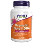 Біодобавка NOW Prenatal Gels with DHA 90 капсул