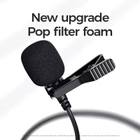 Микрофон петличный Joyroom JR-LM1 Lavalier Microphone 3 м Black - изображение 2