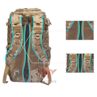 Рюкзак тактичний військовий з кишенею для автомата YAKEDA 55L Койот KYC048 - зображення 6