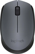 Мышь Logitech M170 Wireless Grey-Black (910-004642)