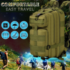 Рюкзак тактический MHZ A02 25 л, олива - изображение 3
