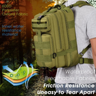 Рюкзак тактический MHZ A02 25 л, олива - изображение 6