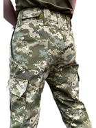 Військові тактичні штани ріп-стоп ЗСУ Розмір S 46 третій зріст хакі - зображення 5