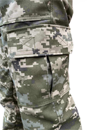 Військові тактичні штани ріп-стоп ЗСУ Розмір L 50 третій зріст хакі - зображення 8