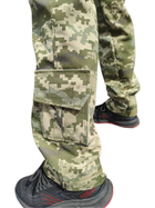 Військові тактичні штани ріп-стоп ЗСУ Розмір XL 52 третій зріст хакі - зображення 10