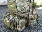 Большой тактический рюкзак TacticBag 45-55л с подсумками (Мультикам) - изображение 6