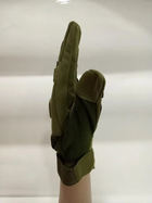 Перчатки тактические полнопалые с защитой L олива 043-4-2022 - изображение 3