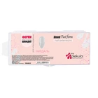 Nails Molekula типсы гелевые для наращивания ногтей 240 шт., миндаль, прозрачные