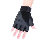 Тактичні перчатки без пальців, безпалі, Чорні, розмір Л (1907224203) - зображення 5