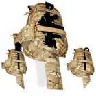 Рюкзак тактичний військовий з кишенею для автомата YAKEDA 40L Multicam KF087 - зображення 3