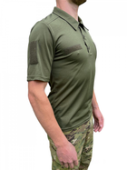 Поло тактическое ВСУ олива футболка поло кулмакс coolmax размер S 46 - изображение 2