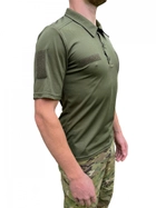 Поло тактическое ВСУ олива футболка поло кулмакс coolmax размер L 50 - изображение 2