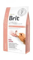 Сухой корм для взрослых Brit VetDiets при почечной недостаточности с яйцом горохом и гречихой
