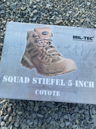 Черевики тактичні Mil-Tec 5 inch coyote, р.47 (30,5 см.) - зображення 3