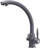 Смеситель-кран кухонный с подключением к фильтру GLOBUS LUX GLLR-0777-3-Titanium