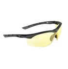 Окуляри балістичні Swiss Eye Lancer жовте скло чорні - зображення 1