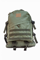 Тактический походный крепкий рюкзак 40 литров цвет Олива Хаки 161-2 MS - изображение 1