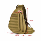 Тактичний рюкзак з боковим входом Захисник 100 хакі - зображення 14