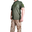 Рубашка поло военная для ЗСУ зеленая L (50) - изображение 4