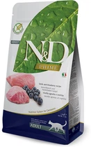 Сухой корм для кошек Farmina N&D Prime Grain Free Cat Adult Lamb & Blueberry с ягненком и черникой